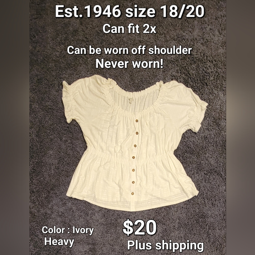 Off shoulder shirt
